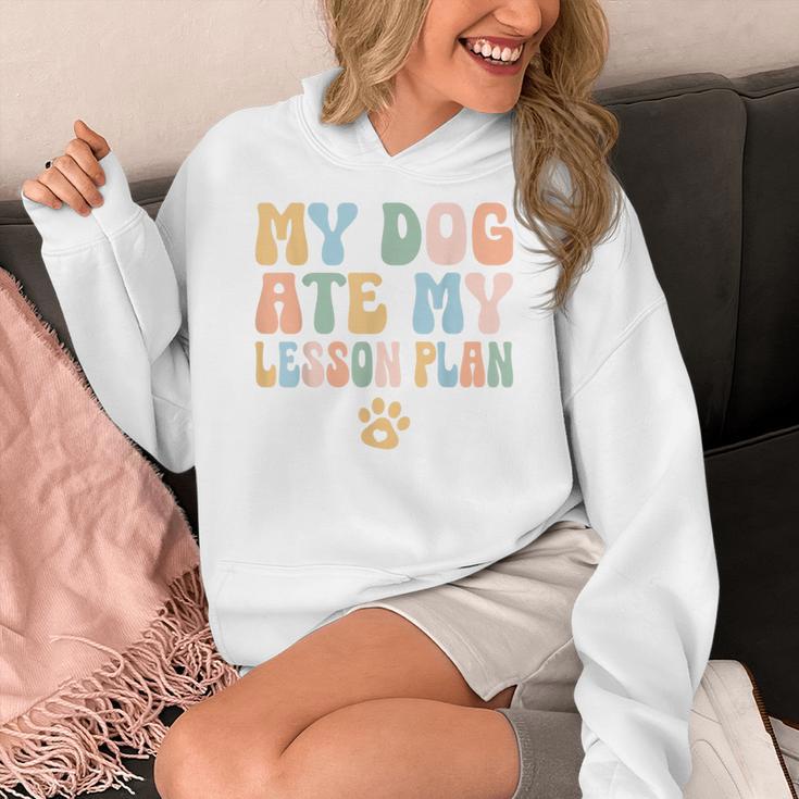 Teacher My Dog Ate My Lesson Plan Teacher Lesson Plan Women's Hoodie, funny design Teacher My Dog Ate My Lesson Plan Teacher Lesson Plan Women's Hoodie, funny design