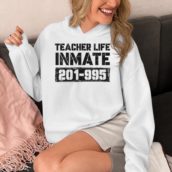 Teacher Life Jail Inmate Prisoner Halloween Costume Women's Hoodie, funny design Teacher Life Jail Inmate Prisoner Halloween Costume Women's Hoodie, funny design