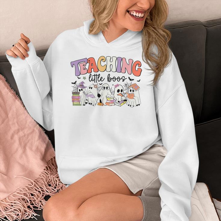 Teaching My Little Boos Teacher Ghost Teacher Halloween For Men Women Kids Women's Hoodie, funny design