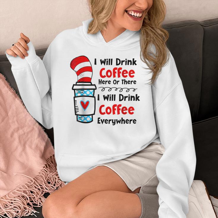 Teaching I Will Drink Coffee Here Or There Teacher Women's Hoodie, funny design Teaching I Will Drink Coffee Here Or There Teacher Women's Hoodie, funny design
