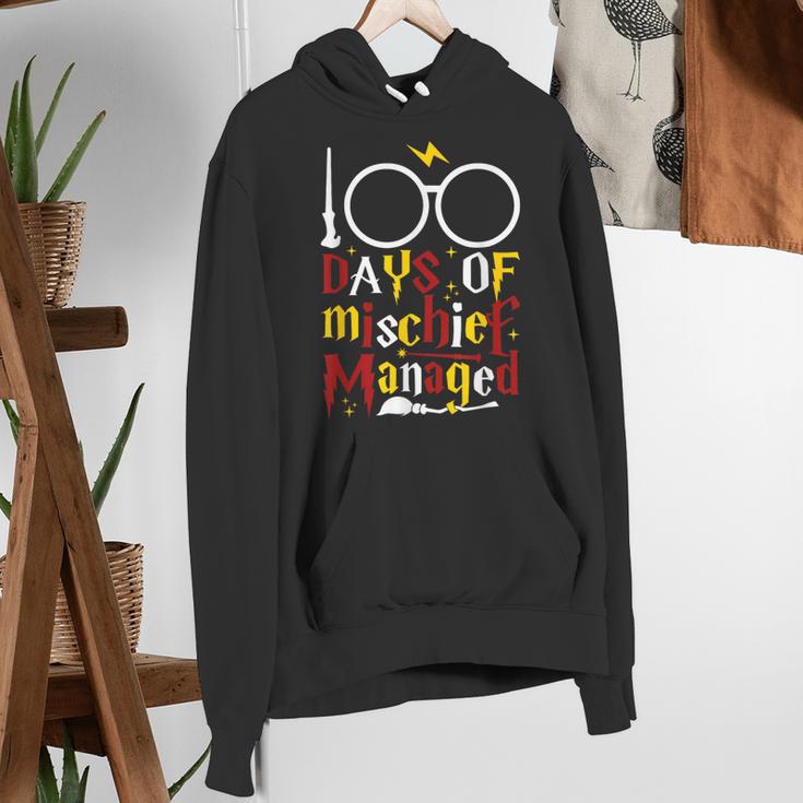 100 Days Of Mischief Managed Teacher Kid 100th Day Of School Women's Hoodie, funny gift 100 Days Of Mischief Managed Teacher Kid 100th Day Of School Women's Hoodie, funny gift