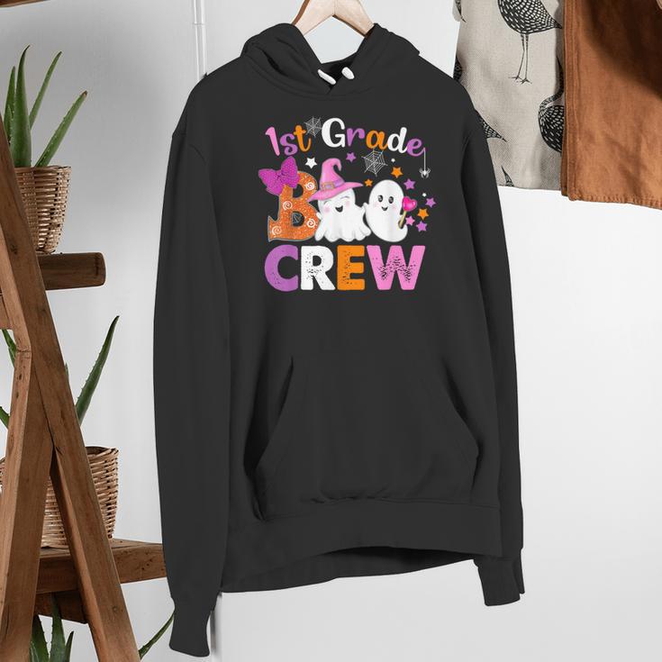 1st Grade Boo Crew First Grade Halloween Costume Teacher Kid Women's Hoodie, First Grade Teacher Hoodies, funny gift