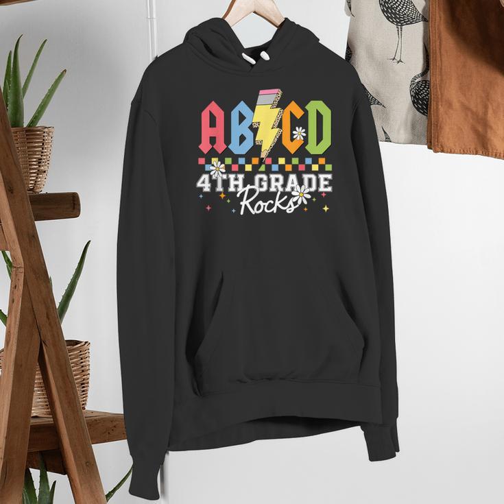 4th Grade Rocks ABCD Back To School Rock Teachers Women's Hoodie, funny gift 4th Grade Rocks ABCD Back To School Rock Teachers Women's Hoodie, funny gift