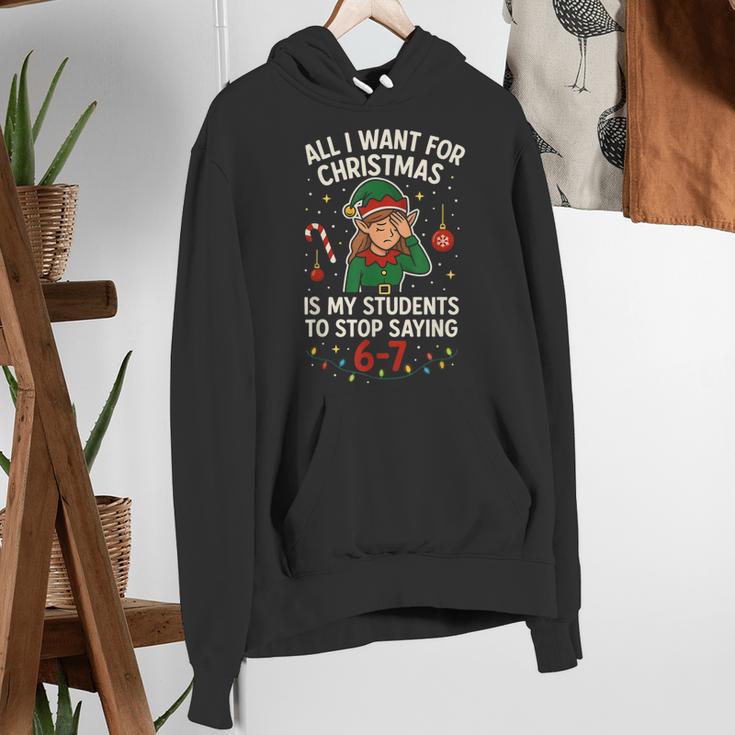 6-7 Students Saying 67 Xmas Six Seven Teacher Christmas Women's Hoodie, funny gift 6-7 Students Saying 67 Xmas Six Seven Teacher Christmas Women's Hoodie, funny gift