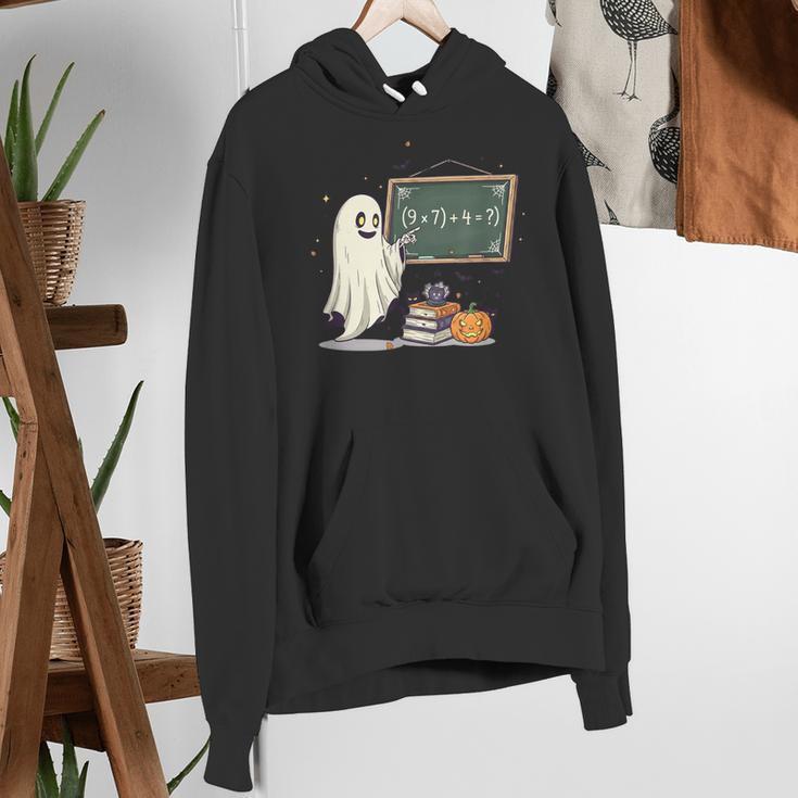 67 Teacher Halloween Ghost Six Seven Meme Math Joke Women's Hoodie, funny gift