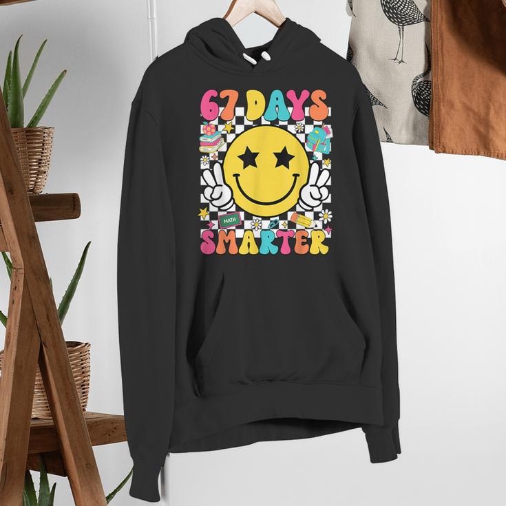 67th Day Of School Shirt 67 Days Smarter Teacher Boy Girls Women's Hoodie, funny gift