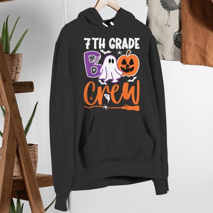 7th Grade Boo Crew Teacher Student Halloween Costume Women's Hoodie, funny gift