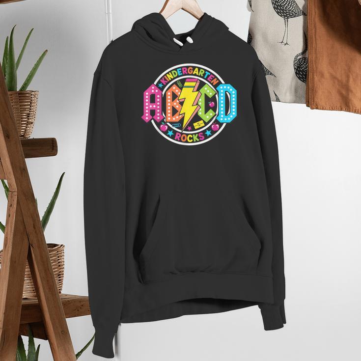 ABCD Kindergarten Rocks Back To School Teachers Students Women's Hoodie, funny gift ABCD Kindergarten Rocks Back To School Teachers Students Women's Hoodie, funny gift