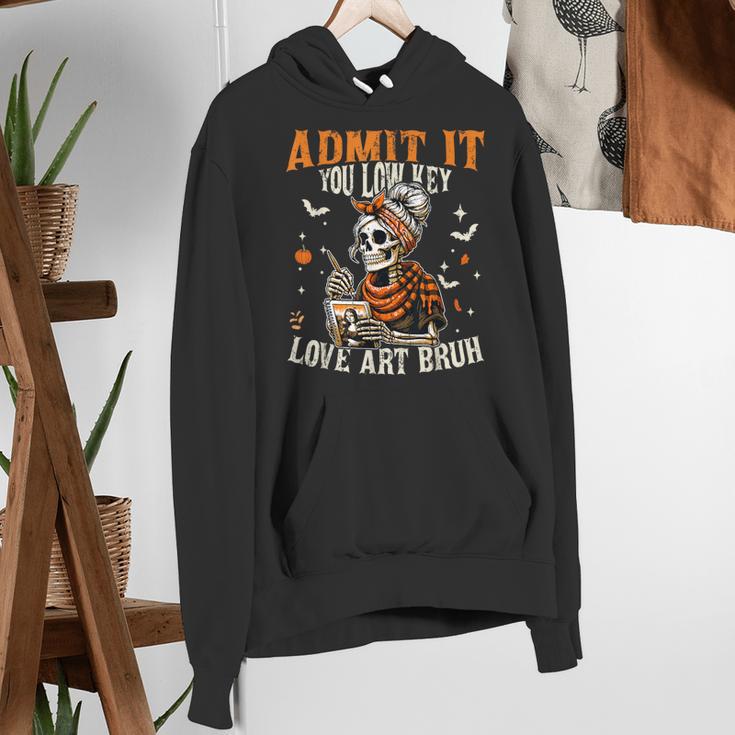 Admit It You Low Key Love Art Bruh Halloween Art Teacher Women's Hoodie, funny gift Admit It You Low Key Love Art Bruh Halloween Art Teacher Women's Hoodie, funny gift