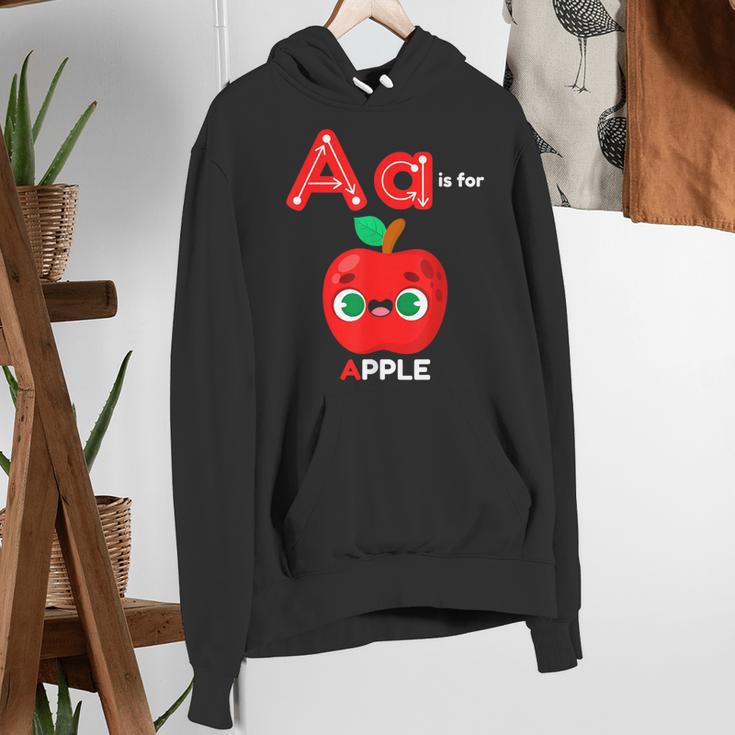 A Is For Apple Pre-K Kindergarten Teacher Student Women's Hoodie, funny gift A Is For Apple Pre-K Kindergarten Teacher Student Women's Hoodie, funny gift