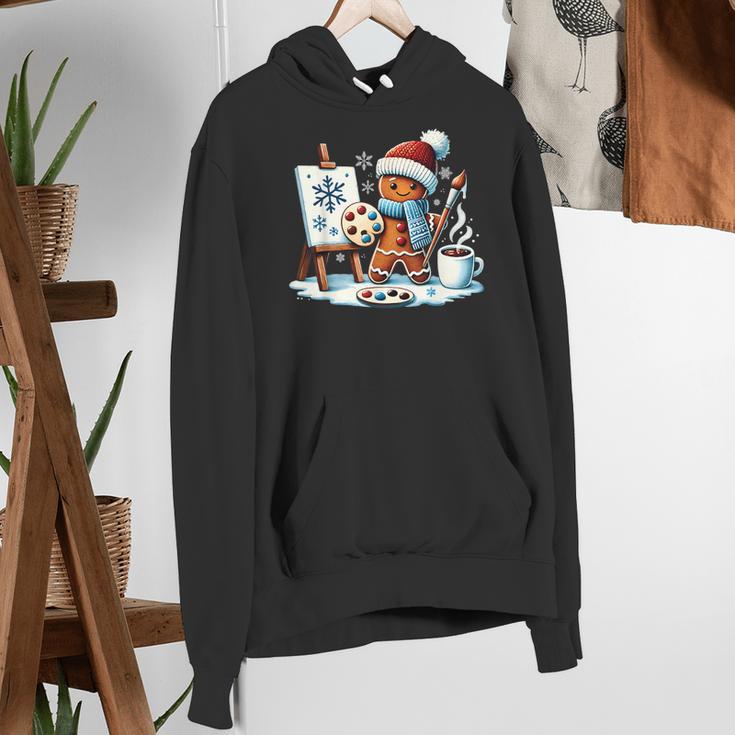 Artist Gingerbread Painter Art Teacher Student Christmas Women's Hoodie, funny gift Artist Gingerbread Painter Art Teacher Student Christmas Women's Hoodie, funny gift