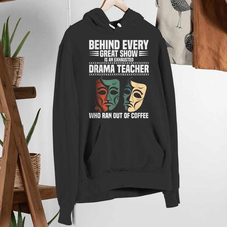 Theatre Teacher Drama Lover Theatre Mask Drama Teacher Women's Hoodie, funny gift