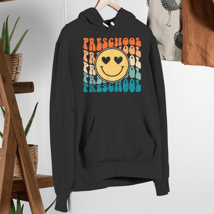 Back To School Groovy Smile Preschool Teachers Students Kids Women's Hoodie, funny gift Back To School Groovy Smile Preschool Teachers Students Kids Women's Hoodie, funny gift