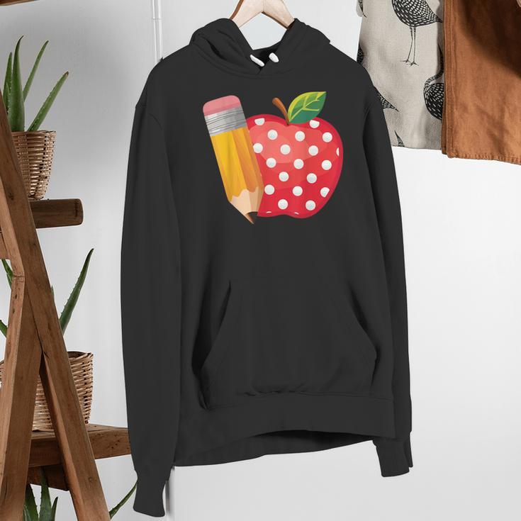 Back To School Pencil And Apple Teacher Student Women's Hoodie, funny gift Back To School Pencil And Apple Teacher Student Women's Hoodie, funny gift