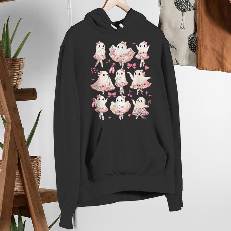 Ballet Ghost Ballet Dancer Spooky Dance Halloween Teacher Women's Hoodie, funny gift