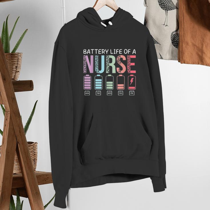 Battery Life Of A Nurse School Teacher Appreciation Women's Hoodie, funny gift
