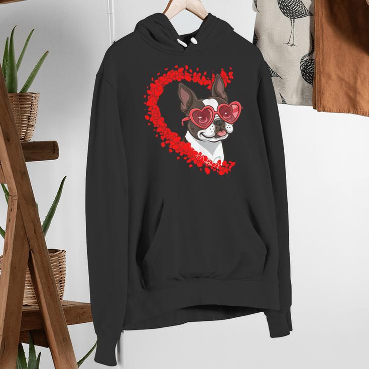 Boston Terrier Dog Mom Dad Valentine’s Day Pet Lover For Men Women Kids Women's Hoodie, Boston Terrier Mom Hoodies, Boston Terrier Dad Hoodies, funny gift