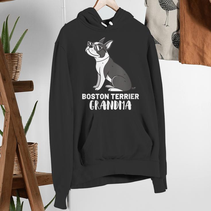Boston Terrier Dog Owner Grandma Women's Hoodie, funny gift