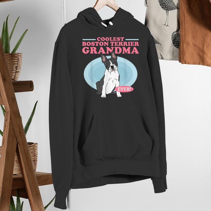 Boston Terrier Grandma Bostie Dog Owner Boston Terrier Men Women Women's Hoodie, funny gift