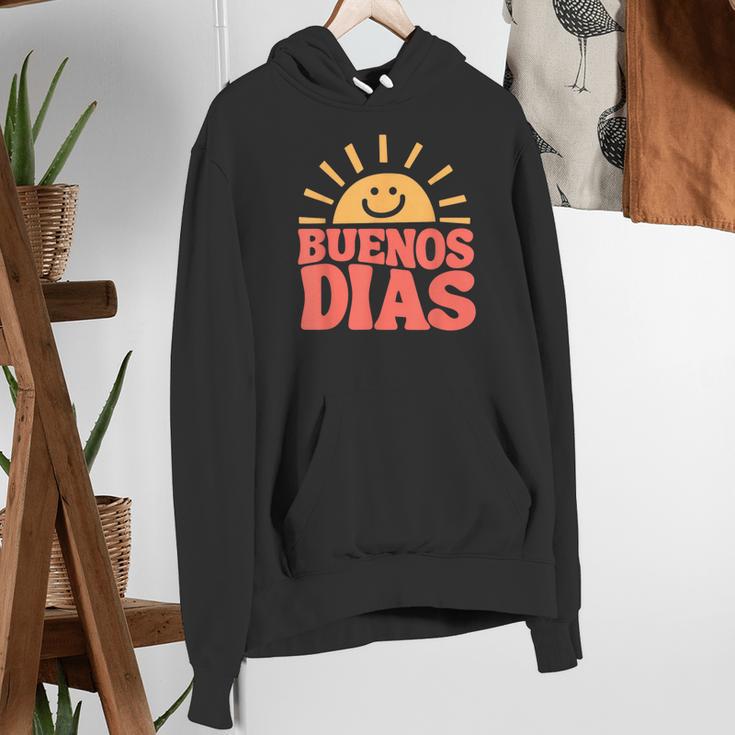Buenos Dias Spanish Teacher Appreciation Back To School Women's Hoodie, funny gift