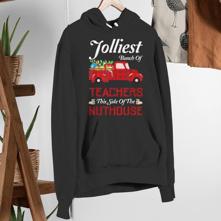 Bunch Of Teachers This Side Of The Nuthouse Xmas Women's Hoodie, funny gift