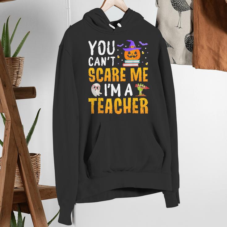 You Cant Scare Me Im A Teacher Halloween Trick Or Teach 2024 Women's Hoodie, funny gift You Cant Scare Me Im A Teacher Halloween Trick Or Teach 2024 Women's Hoodie, funny gift
