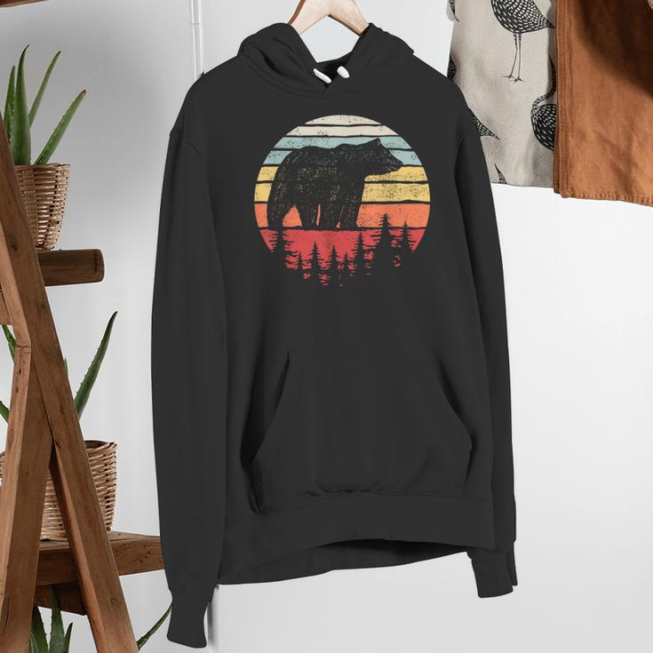 Catch Some Rays Vintage Retro Grizzly Bear Women's Hoodie, funny gift