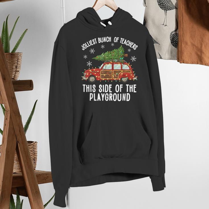 Christmas Teacher Squad Festive Car Tree Lights Xmas Women's Hoodie, funny gift Christmas Teacher Squad Festive Car Tree Lights Xmas Women's Hoodie, funny gift