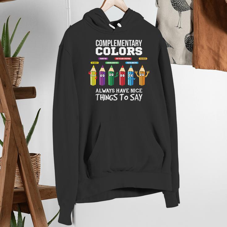 Complementary Colors Pun Artist Art Teacher T-Shirt Women's Hoodie, funny gift Complementary Colors Pun Artist Art Teacher T-Shirt Women's Hoodie, funny gift