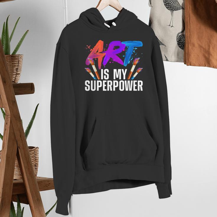 Cool Art For Men Women Art Teacher Artist Painter Superpower Women's Hoodie, funny gift Cool Art For Men Women Art Teacher Artist Painter Superpower Women's Hoodie, funny gift