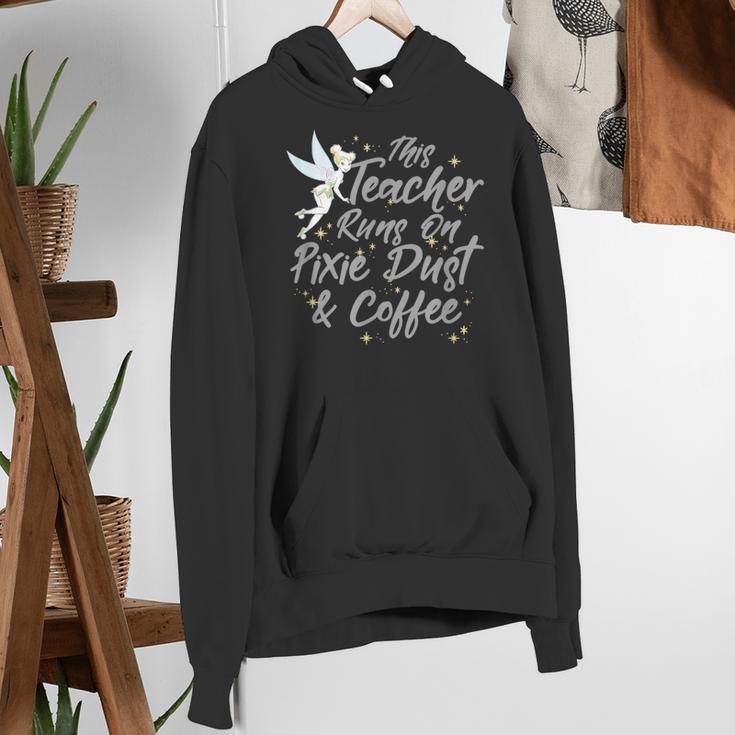 Disney Peter Pan Tinkerbell Teacher Pixie Dust And Coffee Women's Hoodie, funny gift Disney Peter Pan Tinkerbell Teacher Pixie Dust And Coffee Women's Hoodie, funny gift