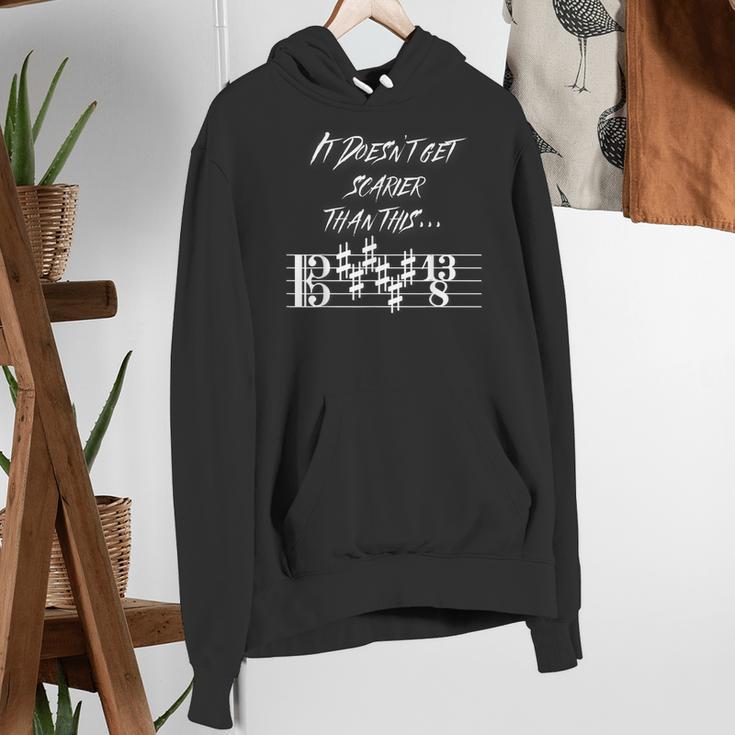 It Doesn't Get Scarier Halloween Music Teacher Costume For Men Women Women's Hoodie, funny gift