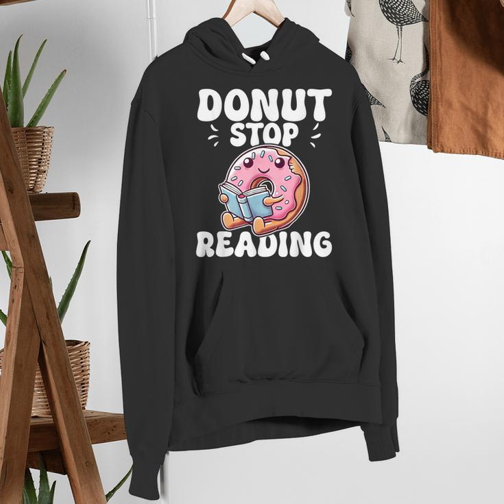 Donut Stop Reading Kawaii Teacher Preschool Kindergarten Women's Hoodie, funny gift Donut Stop Reading Kawaii Teacher Preschool Kindergarten Women's Hoodie, funny gift