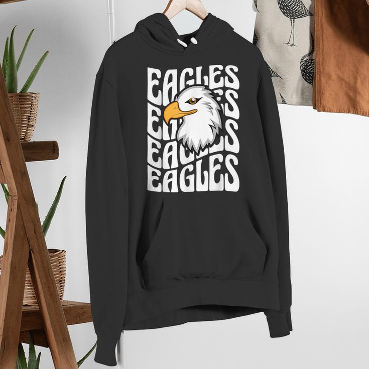 Eagles School Sports Fan Team Spirit Teacher Parent Student Women's Hoodie, funny gift Eagles School Sports Fan Team Spirit Teacher Parent Student Women's Hoodie, funny gift