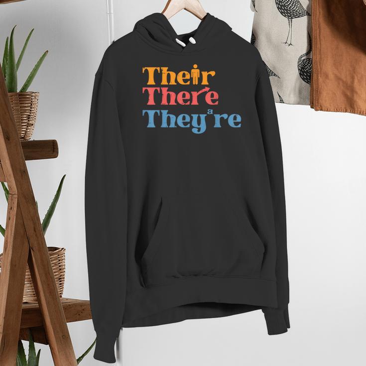 English Teacher Their There Theyre Grammar Men Women Women's Hoodie, English Teacher Hoodies, funny gift