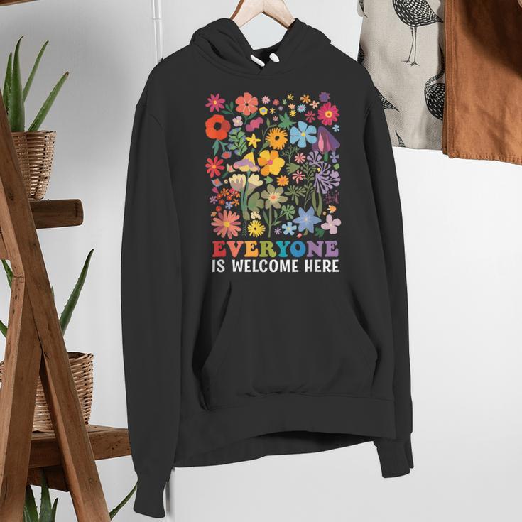 Everyone Is Welcome Here Tshirt Idaho Teacher Support Retro Women's Hoodie, funny gift Everyone Is Welcome Here Tshirt Idaho Teacher Support Retro Women's Hoodie, funny gift