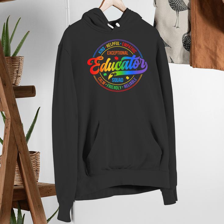 Exceptional Educator Squad Special Education Teacher Autism Women's Hoodie, funny gift Exceptional Educator Squad Special Education Teacher Autism Women's Hoodie, funny gift
