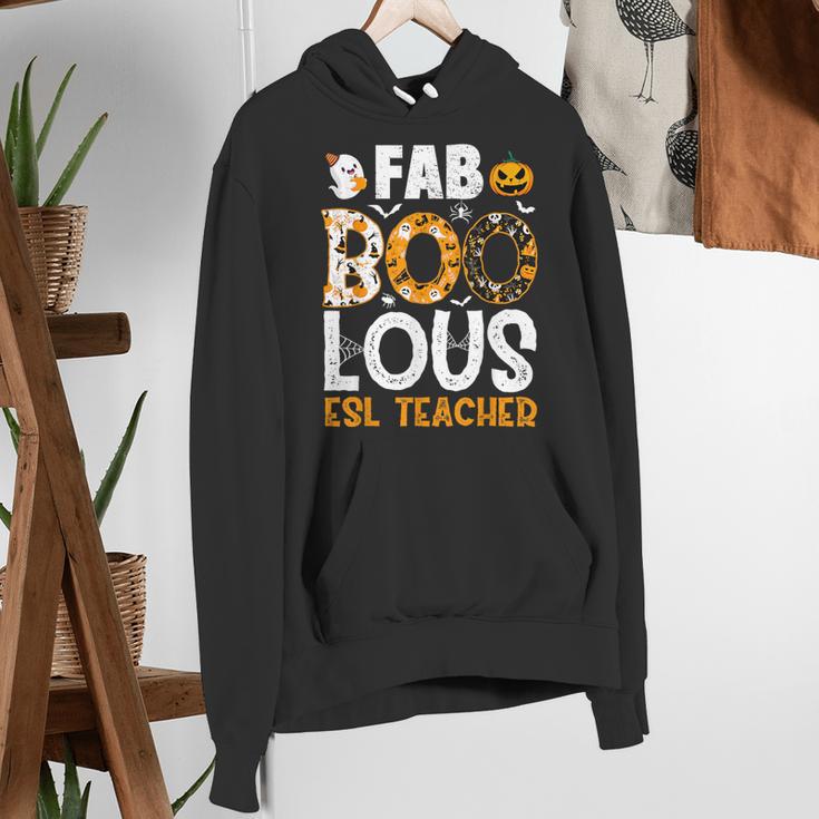 Faboolous ESL ESOL Teacher Spooky Teacher Halloween Costume For Men Women Women's Hoodie, Esl Teacher Hoodies, funny gift