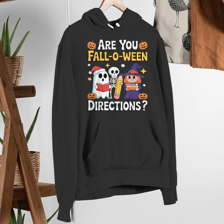 Are You Fall O Ween Directions Halloween Teacher Ghost Women's Hoodie, funny gift Are You Fall O Ween Directions Halloween Teacher Ghost Women's Hoodie, funny gift