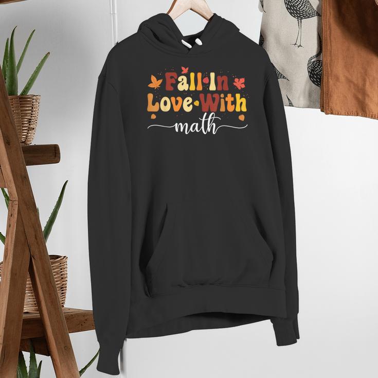 Fall Teacher Fall In Love With Math Math Thanksgiving Women's Hoodie, funny gift Fall Teacher Fall In Love With Math Math Thanksgiving Women's Hoodie, funny gift