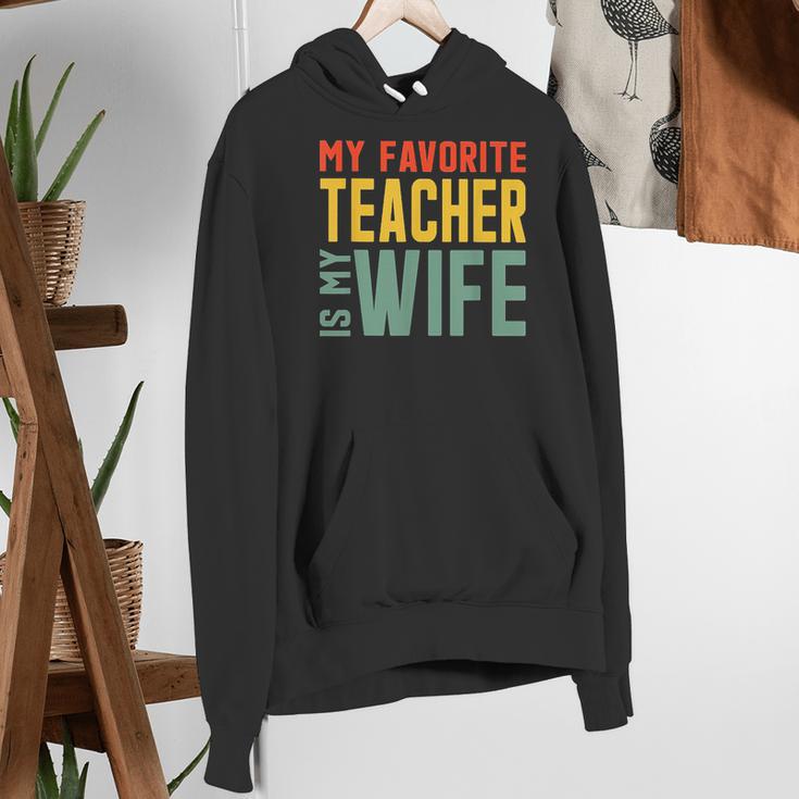 My Favorite Teacher Is My Wife Women's Hoodie, funny gift My Favorite Teacher Is My Wife Women's Hoodie, funny gift