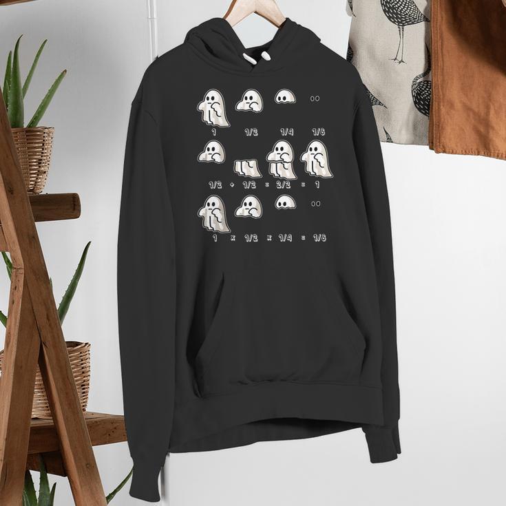 Fractions Math Teacher Ghost Math Halloween Humorous Women's Hoodie, funny gift Fractions Math Teacher Ghost Math Halloween Humorous Women's Hoodie, funny gift