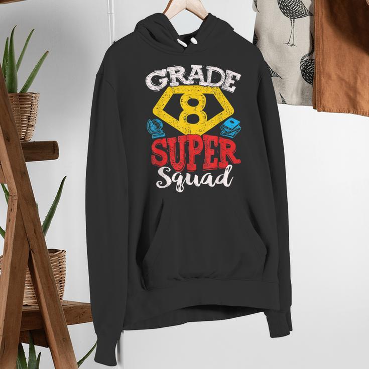 Grade 8 Super Squad Superhero Teacher Team Women's Hoodie, Super Teacher Hoodies, funny gift