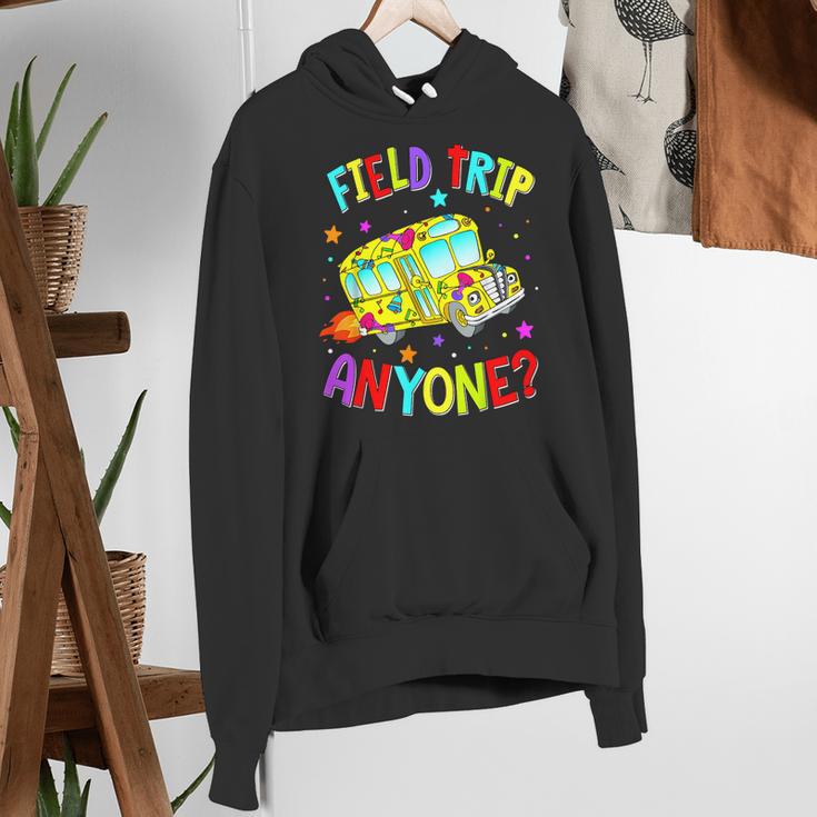 Groovy Field Trip Anyone Happy Field Day For Teachers Kids Women's Hoodie, funny gift Groovy Field Trip Anyone Happy Field Day For Teachers Kids Women's Hoodie, funny gift