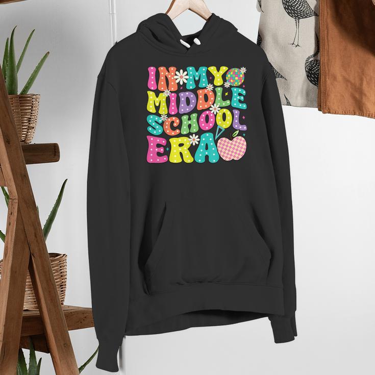 Groovy In My Middle School Era Back To School Teacher Women's Hoodie, Groovy Teacher Hoodies, funny gift
