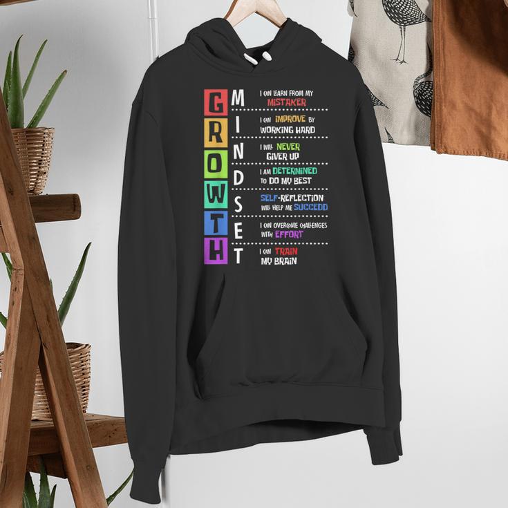 Growth Mindset Positive Motivational Classroom Teacher Learn Women's Hoodie, funny gift Growth Mindset Positive Motivational Classroom Teacher Learn Women's Hoodie, funny gift