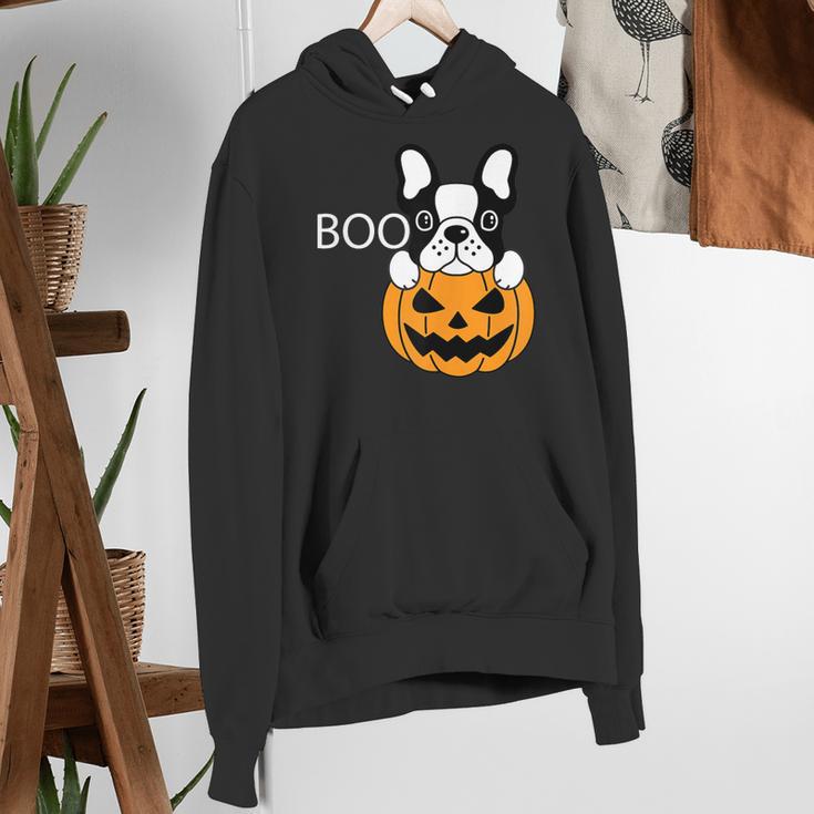 The Halloween Boston Terrier Women's Hoodie, Boston Terrier Halloween Hoodies, funny gift