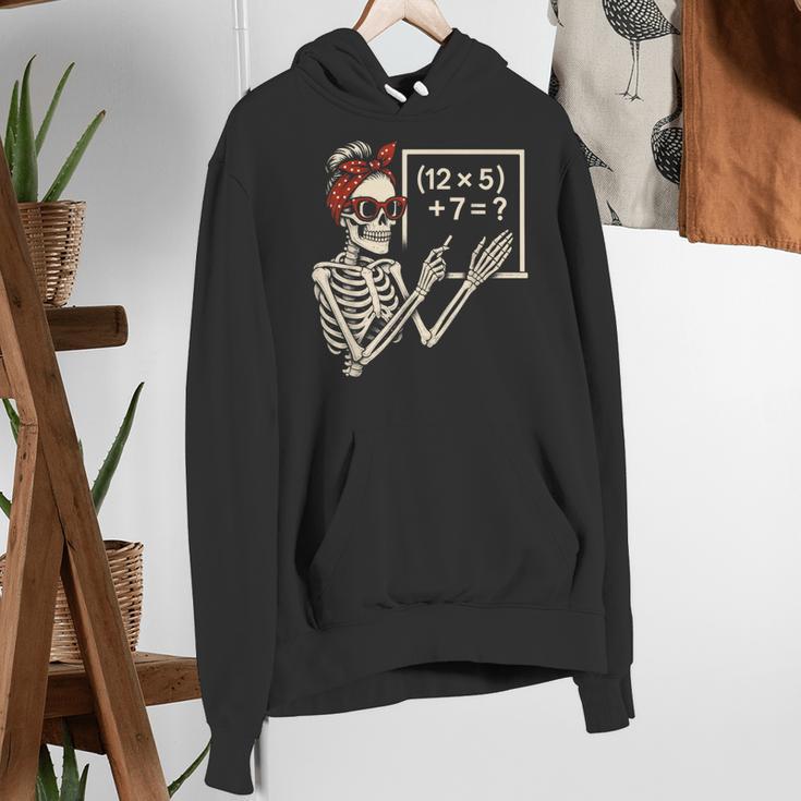 Halloween Math Teacher Skeleton Six Seven Meme Brainrot Women's Hoodie, funny gift Halloween Math Teacher Skeleton Six Seven Meme Brainrot Women's Hoodie, funny gift