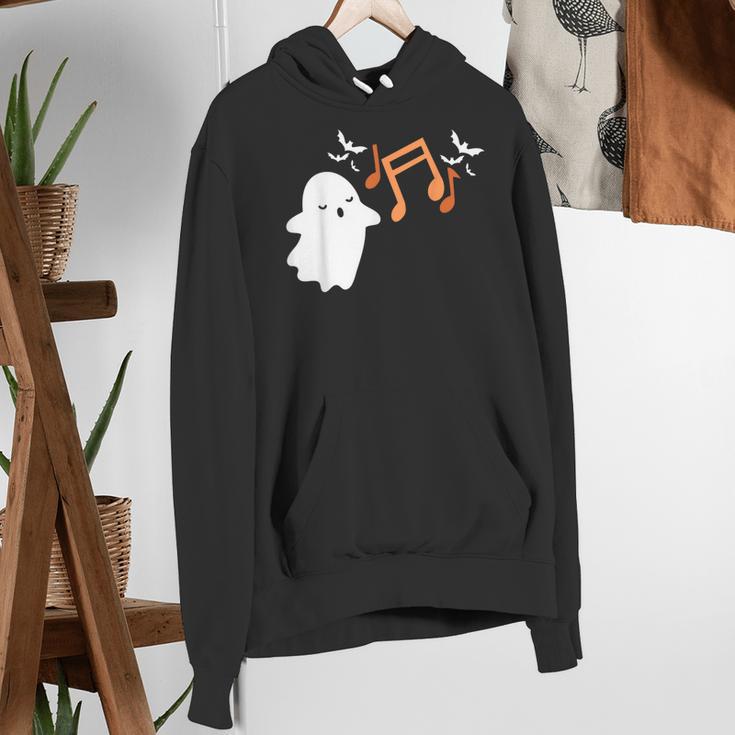 Halloween Music Note Ghost Teacher Fall Musical Instrument Women's Hoodie, funny gift Halloween Music Note Ghost Teacher Fall Musical Instrument Women's Hoodie, funny gift