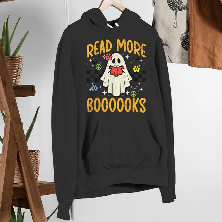 Halloween Read More Books Retro Costume Teacher Women Girls Women's Hoodie, funny gift